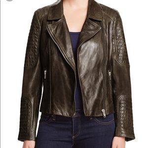 B.B. Dakota heely leather moto jacket